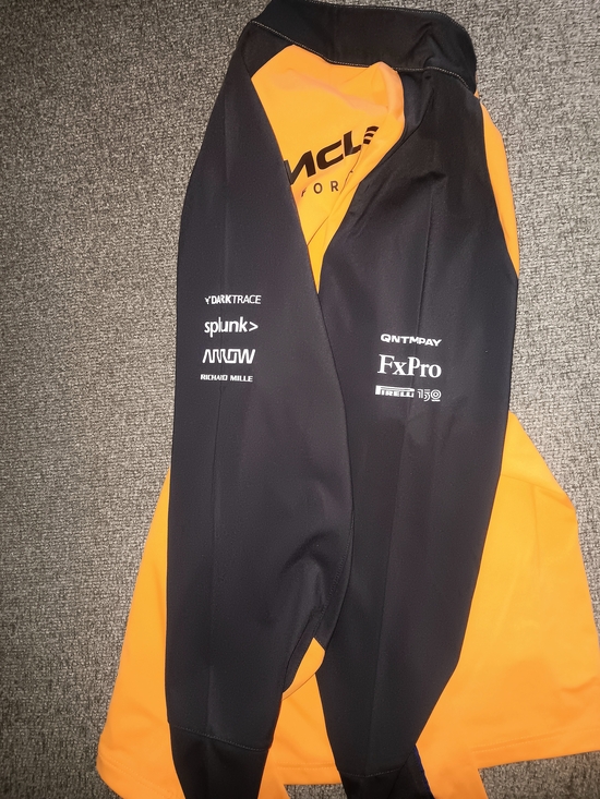 McLaren Orange & Black Utility Half-Zip Jacket - Picture 5 of 5